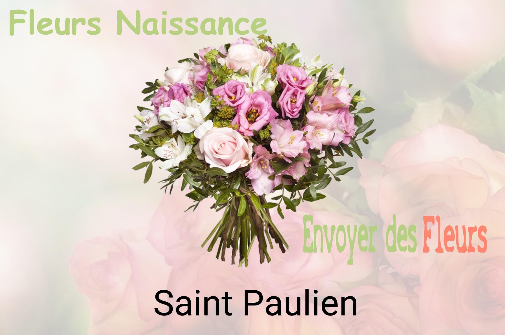 Bouquet de fleurs de naissance livré à Saint-Paulien